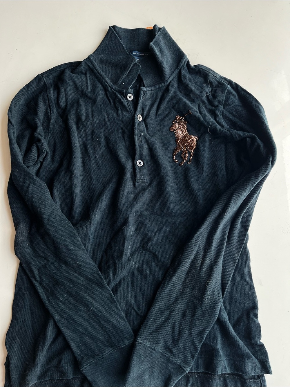 Ralph Lauren Navy Skinny Polo